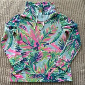Lilly Pulitzer Hillary Pullover Funnel Neck Sweatshirt